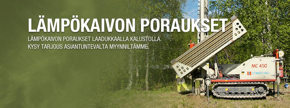 lämpökaivojen poraukset
